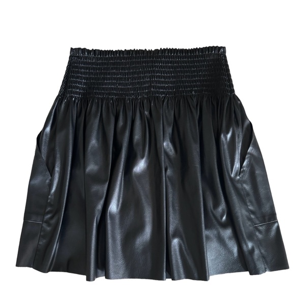 Ramy Brook NWOT Faux Leather Mini Skirt - Picture 7 of 7